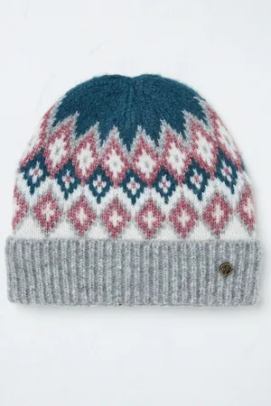 Fat Face Frankie Fairisle Pattern Hat