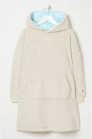 Fat Face Oversized Rabbit Fleece Hoodie