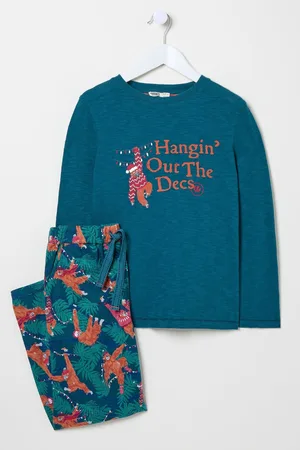 Fat Face Orangutan 100% Cotton Pyjama Set