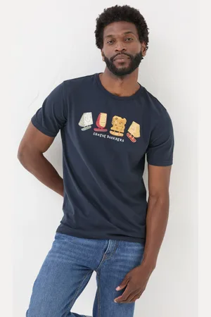 Fat Face Cheese Boarders Graphic T-Shirt