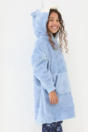 Fat Face Unicorn Oversized Hoodie