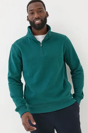 Fat Face Brooke Half Neck 100% Cotton Sweatshirt