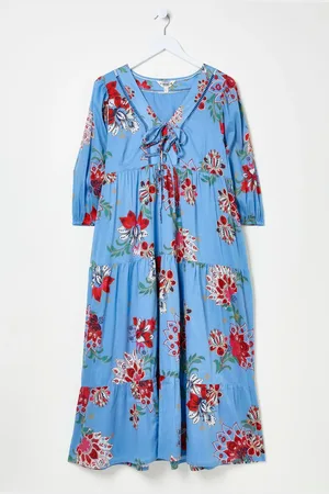 Fat Face 100% Cotton Frankie Maxi Dress
