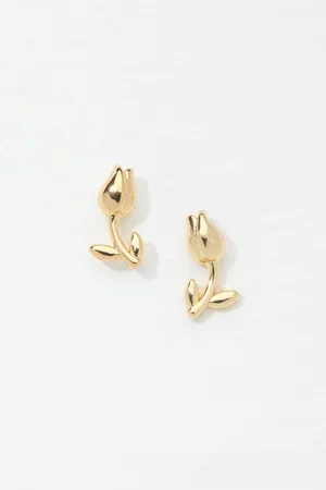 Fat Face Tulip Stud Earrings