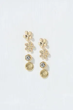 Fat Face Flower Studs 2 Pack