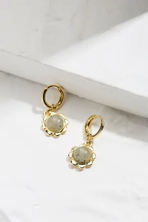 Fat Face Stone Drop Earrings