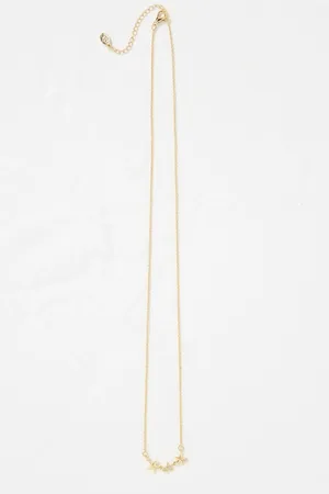 Fat Face Trio Star Pendant Necklace
