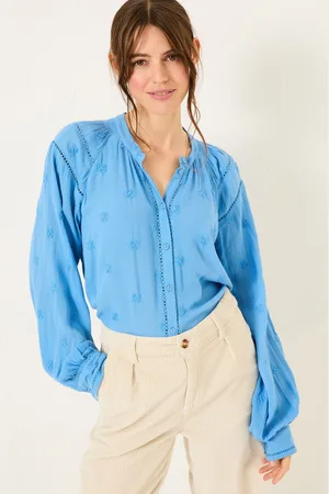 Fat Face Orla Embroidered Blouse