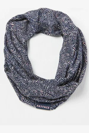 Fat Face Leaf Print Multi Use Snood