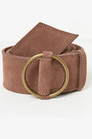 Fat Face Wide Suede Waist Belt