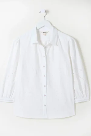 Fat Face Roxi 100% Cotton Embroidered Shirt