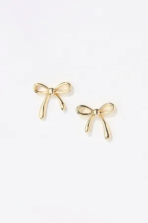 Fat Face Bow Stud Earrings