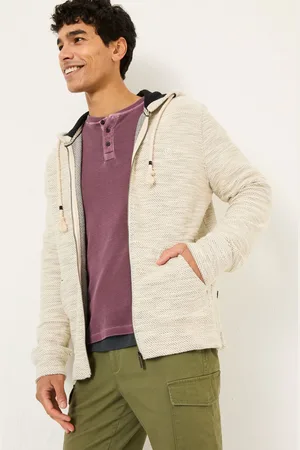 Fat Face Woolacombe Zip Through 100% Cotton Hoodie