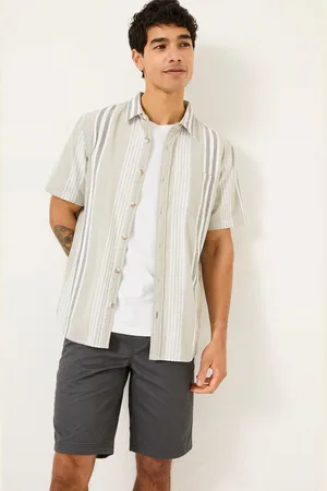 Fat Face Short Sleeve Oask Stripe Shirt