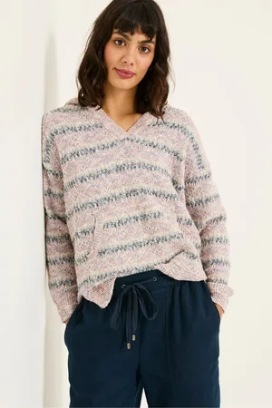 Fat Face Uma Knitted Textured Hoodie