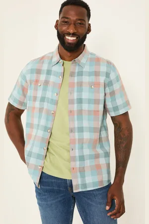 Fat Face Short Sleeve Port Check Shirt