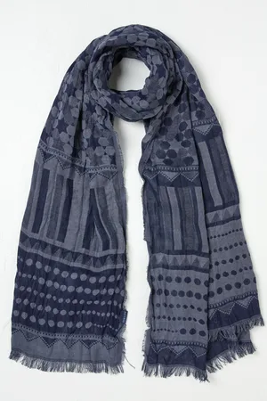 Fat Face Floral Jaquard Scarf