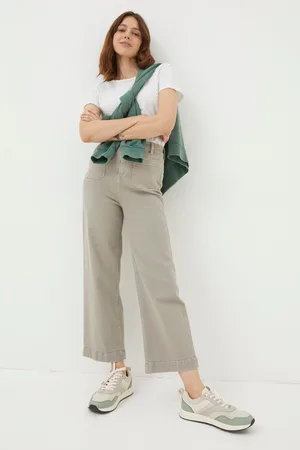 Fat Face Keswick Wide Leg Crop Jeans