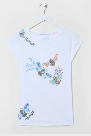 Fat Face 100% Cotton Pyjama Top
