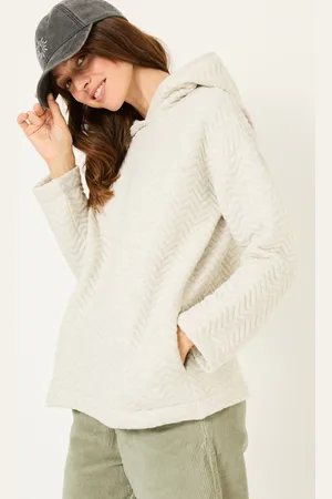 Fat Face Quilted Overhead 100% Cotton Hoodie