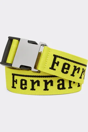 FERRARI Jacquard Belt With Logo - Belts Os