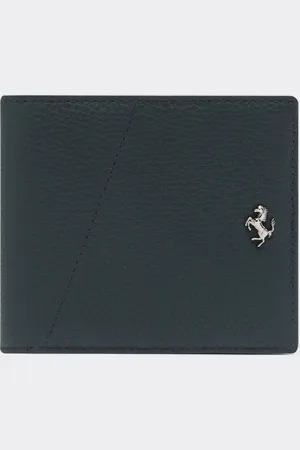 FERRARI Textured Leather Horizontal Wallet - Male Wallets Os