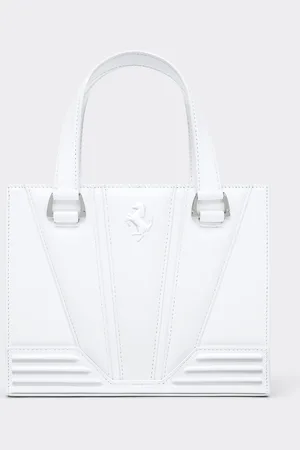 FERRARI Mini Tote Gt Bag In Leather With Prancing Horse Detail - Handbags Os