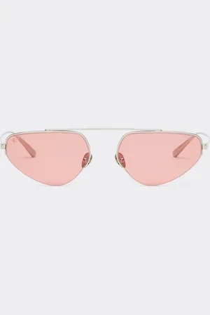 FERRARI Sunglasses In -tone Titanium With Red Lenses - Sunglasses Os