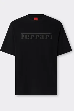 FERRARI Cotton T-shirt With Logo - T-shirts 3xs