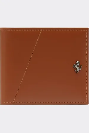 FERRARI Smooth Leather Horizontal Wallet - Wallets And Small Leather Goods Os