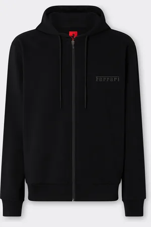 FERRARI Hooded Sweatshirt With Logo - Sweaters & Knitwear Xs