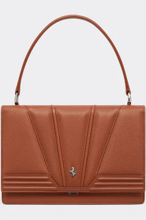 FERRARI Woman Gt Flap Cover Top Handle Grained Lth - Shoulder Bags Os