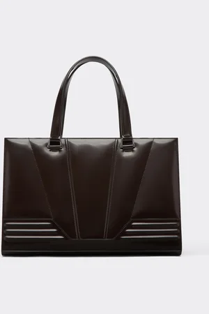 FERRARI Gt Brushed Leather Tote Bag - Female Shoulder Bags Os