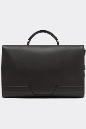 FERRARI Grained Leather Duffle Bag - Travel & Luggage Os