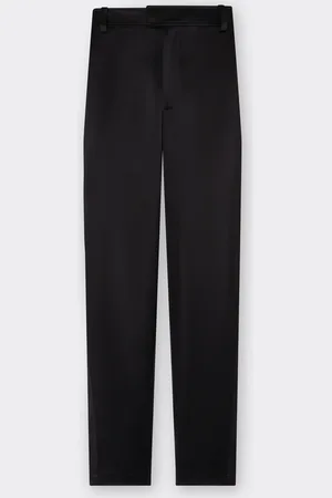 FERRARI Chinos In Stretch Satin Twill - Male Trousers 46