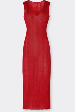 FERRARI Sleeveless Dress In Viscose And Lurex - Female Dresses 36