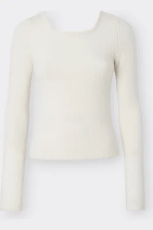 FERRARI Backless Top In Cashmere And Merino Wool - Female Jumpers & Knitwear 36