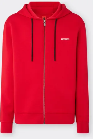 FERRARI Hooded Sweatshirt In Scuba - Sweaters & Knitwear L