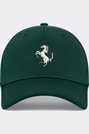 FERRARI Baseball Cap With Metal Prancing Horse Detail - Hats Os