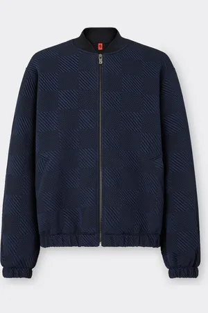FERRARI Bomber In Jersey 3d Effect - Male Sweaters & Knitwear S