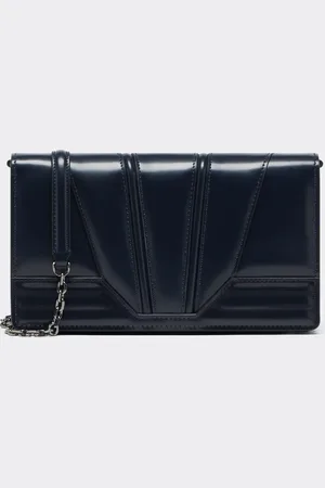 FERRARI Gt Wallet On Chain In Brushed Leather - Female Accessories Os