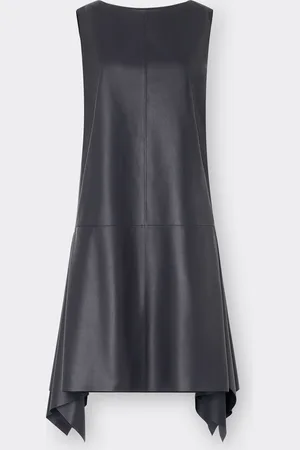 FERRARI Midi Dress In Nappa Leather - Female Dresses 36