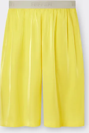 FERRARI Short Trousers In Shiny Viscose - Male Trousers 44