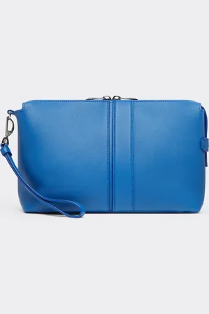 FERRARI Pouch In Tumbled Leather With Zip - Other Small Leather Goods Os