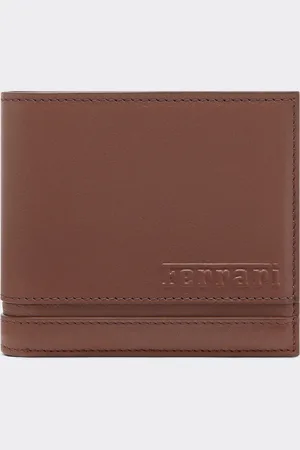 FERRARI Horizontal Wallet In Smooth Nappa Leather - Wallets Os