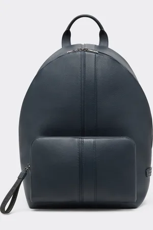 FERRARI Rucksack In Tumbled Leather - Backpacks Os