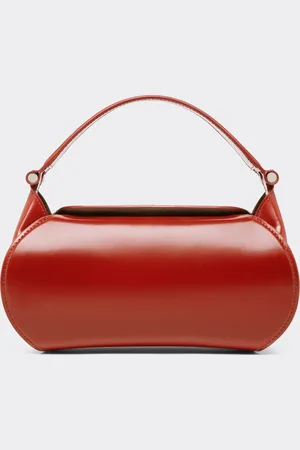 FERRARI Dino Bag With Shoulder Strap In Shiny Leather - Female Handbags Os
