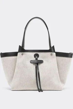 FERRARI Mini Tote Bag In Canvas And Leather - Os