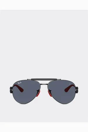 FERRARI Ray-ban For Scuderia Rb3762m In Metal With Dark Grey Lenses - Sunglasses Os