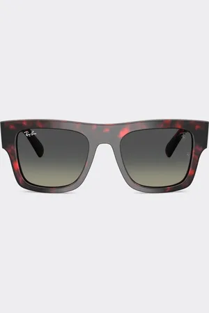 FERRARI Ray-ban For Scuderia Rb2217m In Havana Red Acetate With Gradient Grey Lenses - Sunglasses Os